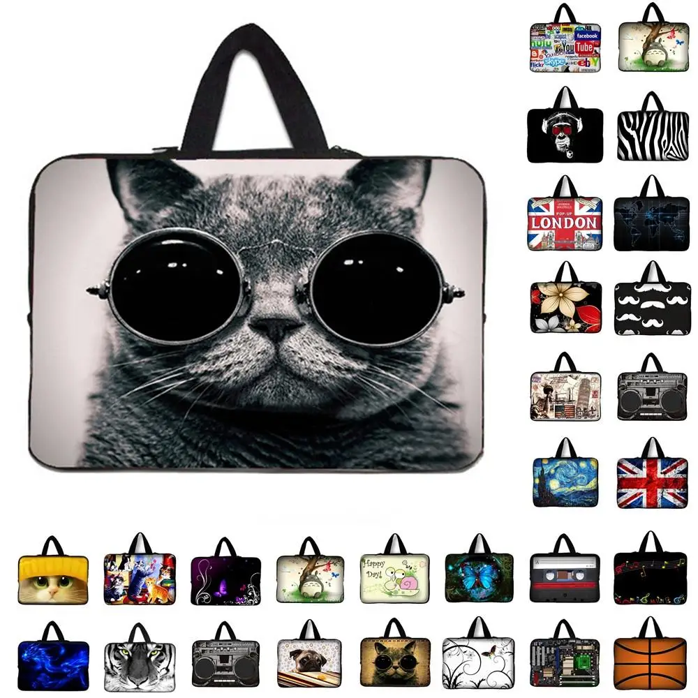 10 13 13.3 14 15.4 15.6 17.3 inch Cat Notebook Laptop Sleeve Bag Case For Macbook AirProRetina For ASUS Acer HP Dell 10 13 13.3 14 15.4 15.6 17.3 inch Cat Notebook Laptop Sleeve Bag Case For Macbook AirProRetina For ASUS Acer HP Dell
