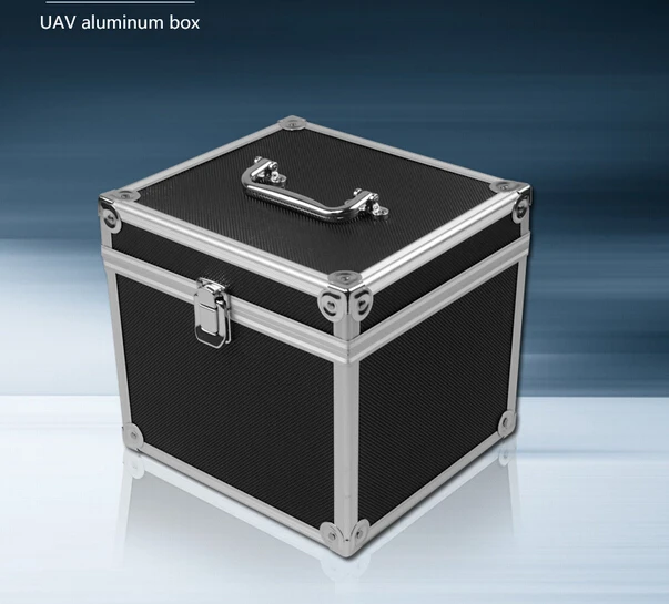 

22*26*21.5cm Aluminum Box Folding Copter Carrying Box Tool Suitcase for FPV(Can be used for carrying folding copter or tools)