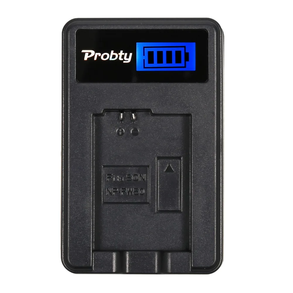 PROBTY NP-FW50 NP FW50 NPFW50 ЖК-дисплей USB Камера Зарядное устройство для Sony Alpha 7 a7 7R a7R