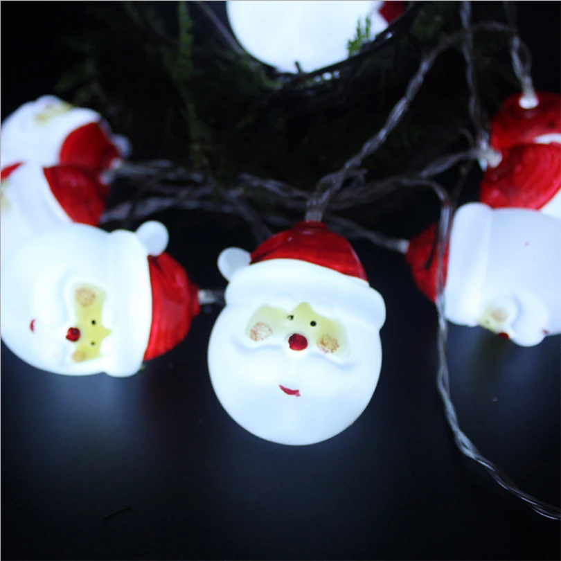 Battery Operated 1.5M 10leds 3M 20leds Lovely Santa Claus LED String Light Waterproof Christmas New Year Decoration Garland Battery Operated 1.5M 10leds 3M 20leds Lovely Santa Claus LED String Light Waterproof Christmas New Year Decoration Garland
