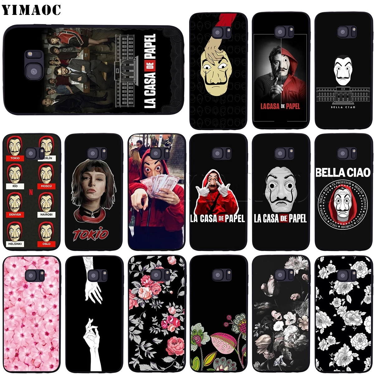 YIMAOC денег кейс для Samsung Galaxy A7 A8 A9 A10 A20 A30 A40 A50 A70 M10 M20 M30 S10e J6 плюс | Мобильные телефоны