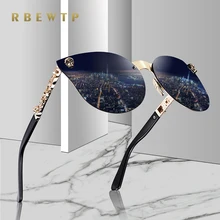 RBEWTP 2019 mode femmes gothique lunettes De soleil crâne cadre métal Temple haute qualité or lunettes De soleil Oculos De Sol Feminino luxe(China)