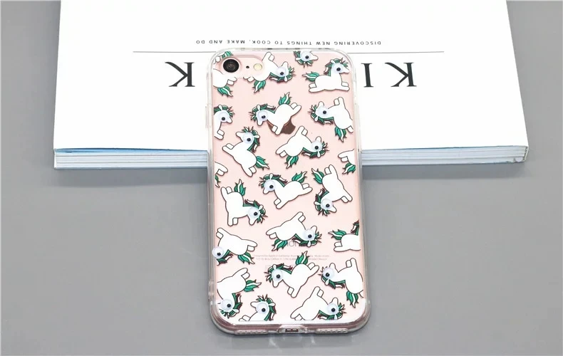 Luxury Soft 3D Cute Cartoon Eyes Move Mouse Cat French fries banana Popcorn Phone Case For iphone 7 6 6s Plus SE 5S Cover Back (4)