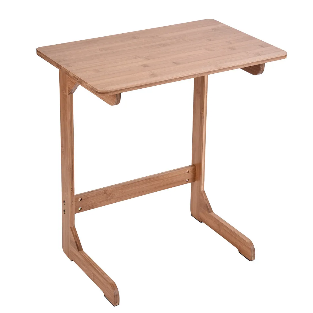 Диван боковой Бамбуковый стол для закусок диван журнальный столик минималистичный домашний деревянный столик для кровати столик для ноутбука мебель escritorio
