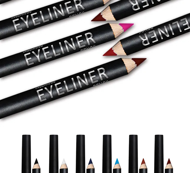 12ColorsSet Waterproof Eye Liner Pencil Brand New Professional Long Lasting Eyeliner Eye Shadow Makeup Beauty Pen Tools (10)