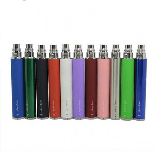 Ego-C Twist Battery Electronic Cigarette 650/900/1100/1300mAh Vision eVod eGo C VV Battery Vape CE4 T3S Atomizer Vaporizer Kit