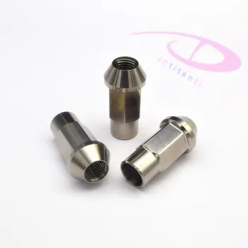 

Silver color Gr.5 titanium wheel lug nut M12*1.5*45mm