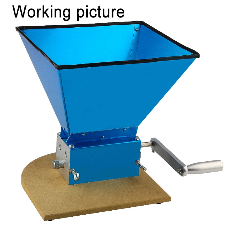 Деревянное основание доска для нержавеющая 3 катки домашнего пивоварения ячмень дробилка солод Зерна мельница для перца с 4 шт. M6 винты Новинка; Лидер продаж