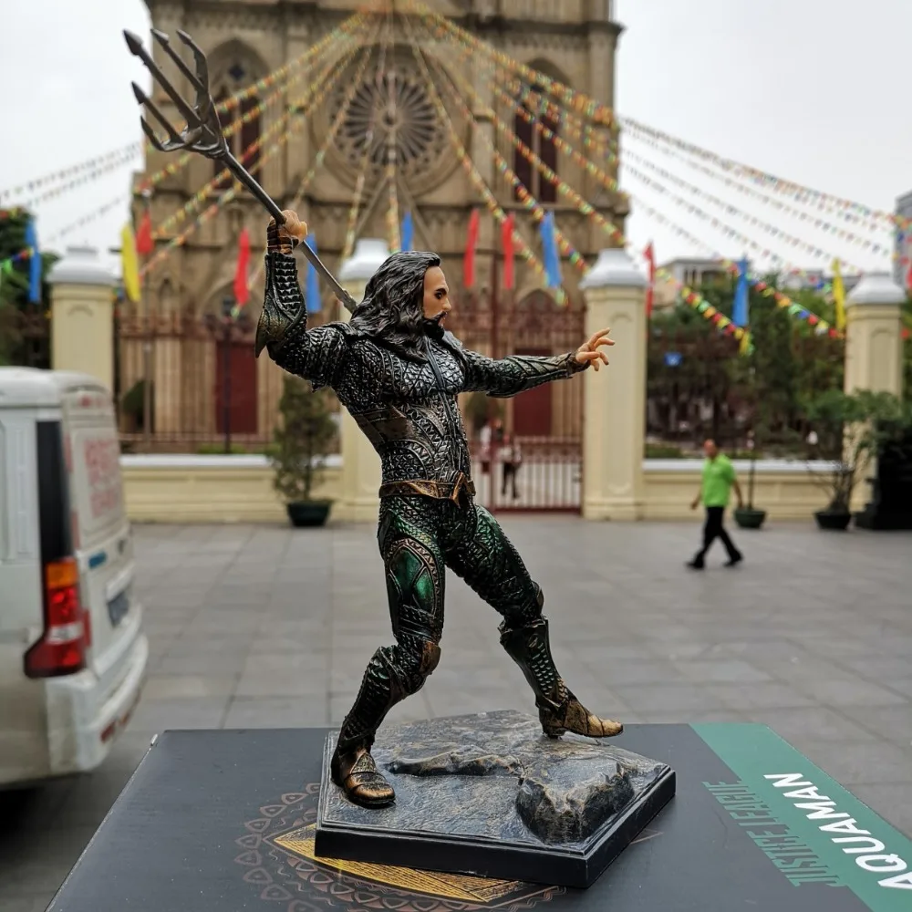  Vogue Aquaman Arthur Curry Orin with Trident of Neptune Justice League Statue DC Comic Super Hero 1