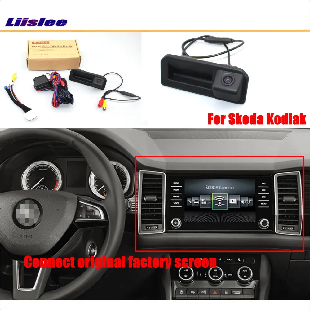 

Liislee For Skoda Kodiaq 2016 ~ 2018 RCA & Original Screen Compatible Rear View Camera / Back Up Reverse Parking Camera