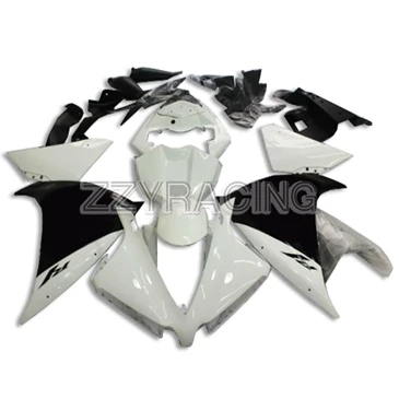 Injection Fairings for Yamaha YZF R1 2009- Panels ABS Plastic Covers YZF1000 R1 Complete Body Kit White Black Panels Kit - Цвет: As Photo Shown