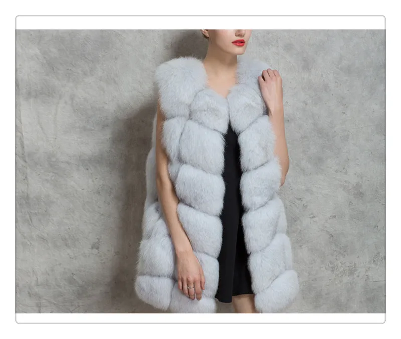 Haining fur of Europe and the United States new imported imitation fur fox fur vest mink coat (4)