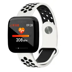 Bluetooth фитнес трекер IP67 Водонепроницаемый спортивные часы SmartWatch сердечного ритма крови Давление кислорода браслет Для мужчин для Android и IOS