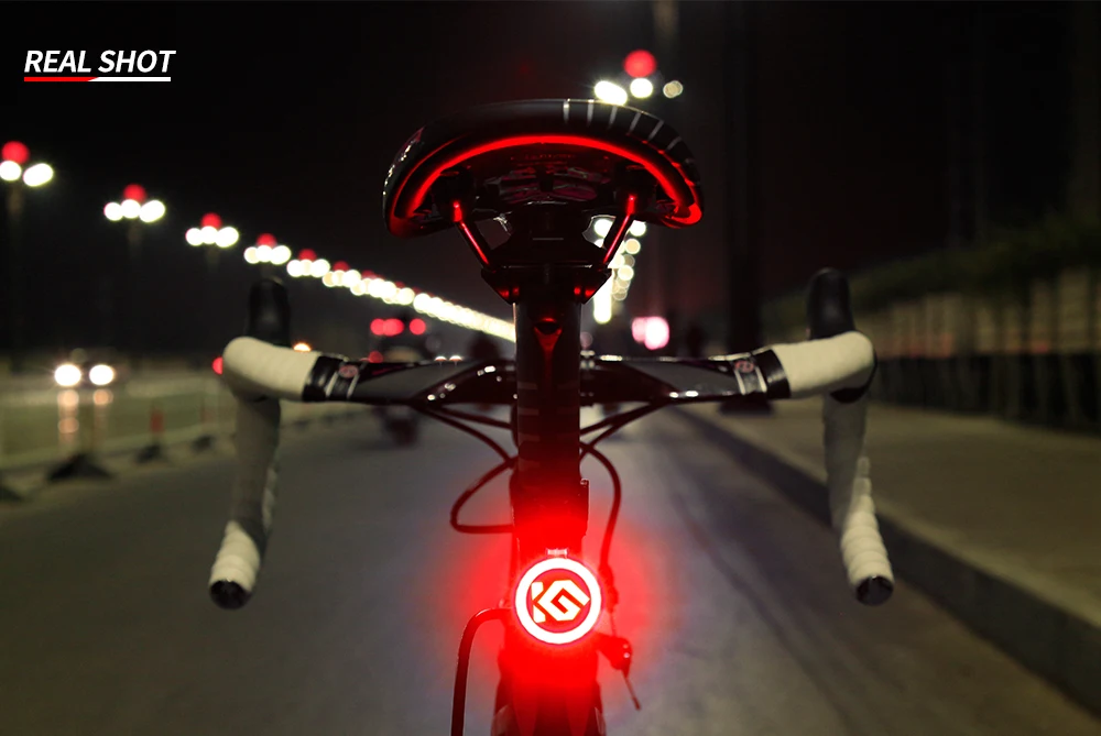 Perfect 2018 CoolChange Bicycle Light LED Bike Cycling USB Rechargeable Waterproof Safety Night Riding Rear Light  Accessories 18