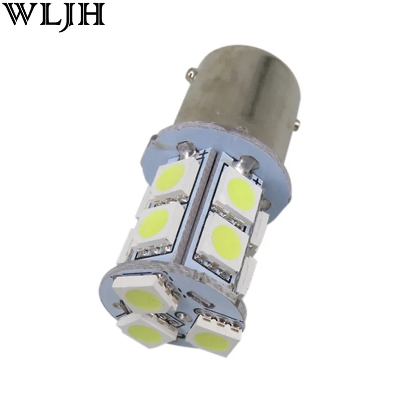

WLJH 1X White BA15S R10W 13SMD 5050 LED 12V Car Bulb External License Bulb Number Plate Light For VAUXHALL ASTRA MK4 98-05 G