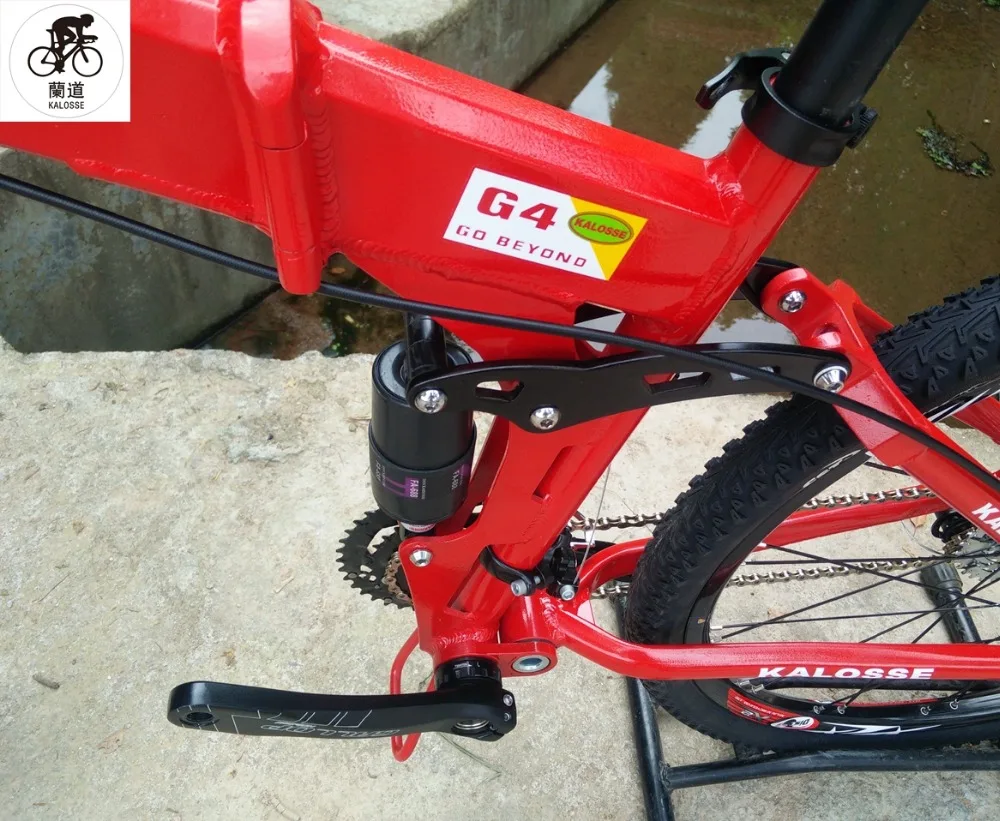 Excellent Kalosse 26*17  28 holes  Hydraulic brakes bicycle  full suspension mountain bike  mountain  bicycle  30 speed 14