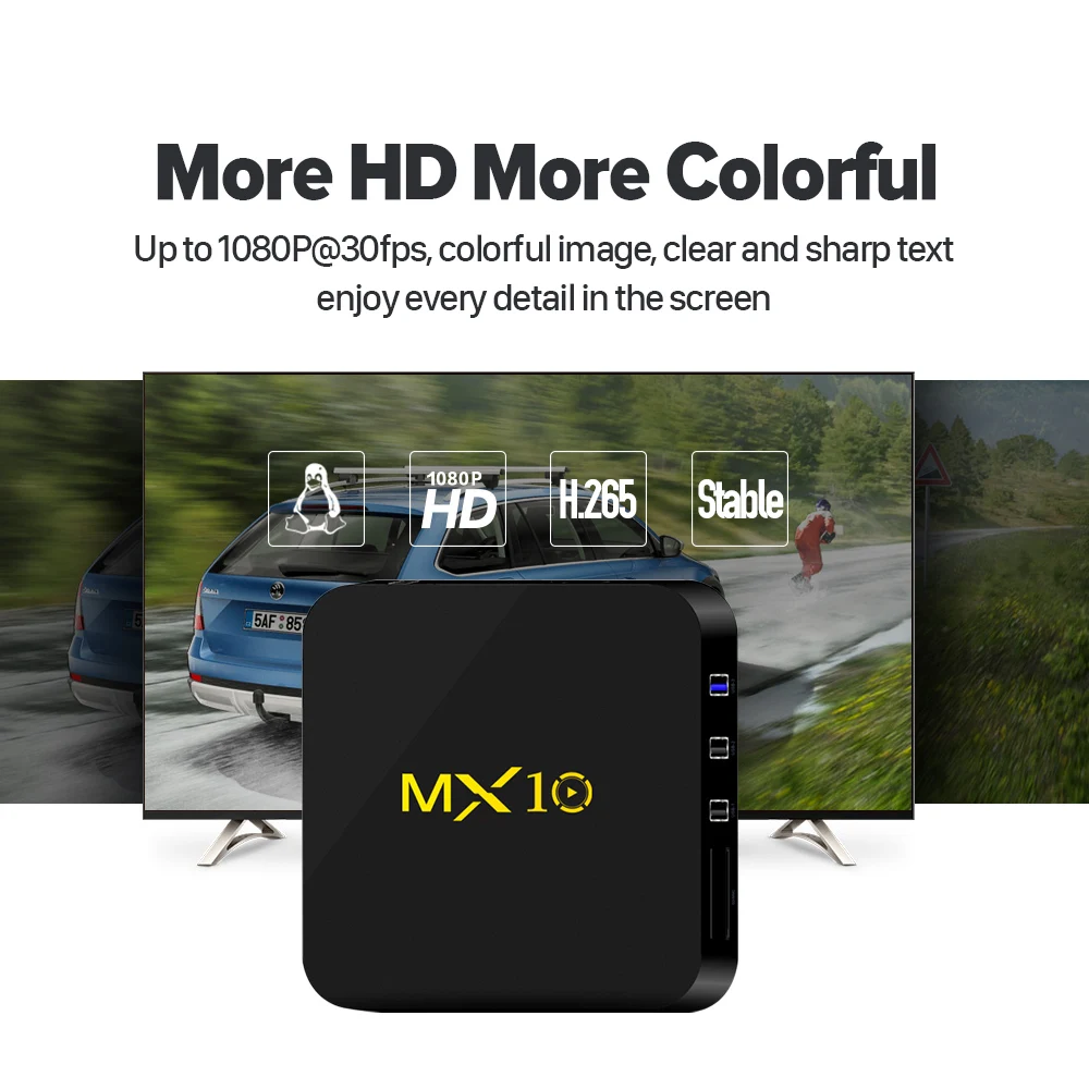 MX10 IPTV France Box QHDTV IPTV Subscription Android 8.1 TV Receivers 4G 64G RK3328 IPTV Arabic Tunisia Algeria Belgium France  