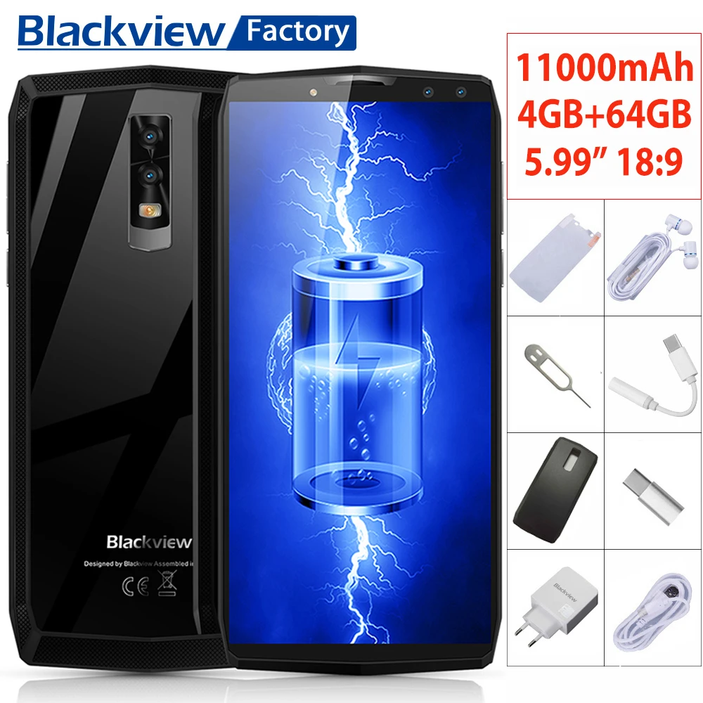 Blackview P10000 Pro смартфон 4 камеры 4G мобильный телефон мАч батарея