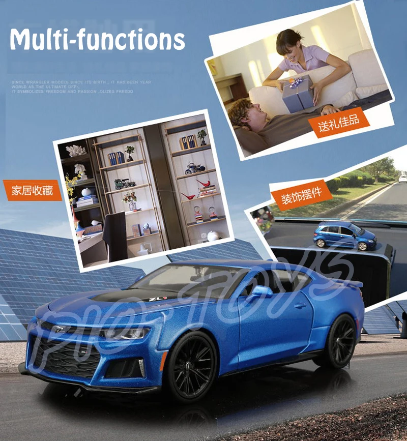 Рождественский подарок ZL1 1/24 модель автомобиля металла коллекция спортивный автомобиль модели шкала статические литья под давлением сплав Frame Украшение стола