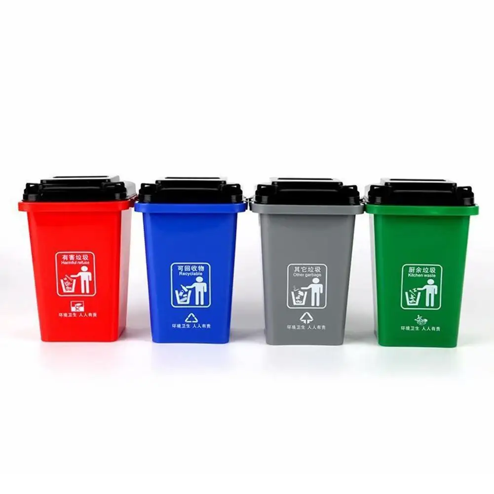 mini toy trash cans