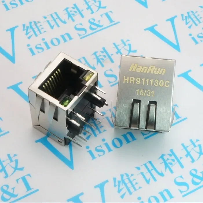 Сетевая розетка HR 911130C RJ45 21 мм амортизатор гигабитный сетевой трансформатор