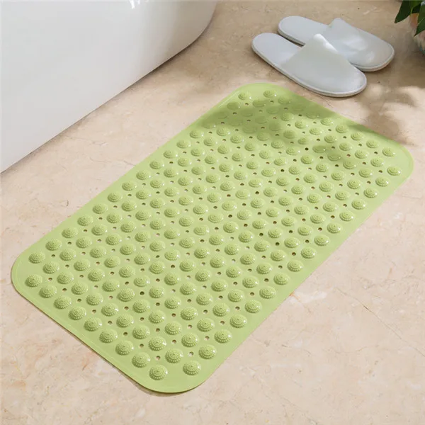 36cmx71cm Bathroom Non Slip Bath Shower Mat Foot Massage PVC Bathtub