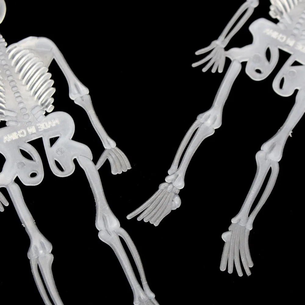 Skeleton Human Model Skull Full Body Figure Mini Toy Phone Hanger Halloween Gift