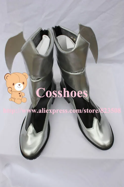 Costum made Aqua Shoes from Kingdom Hearts Cosplayin Anime Costumes