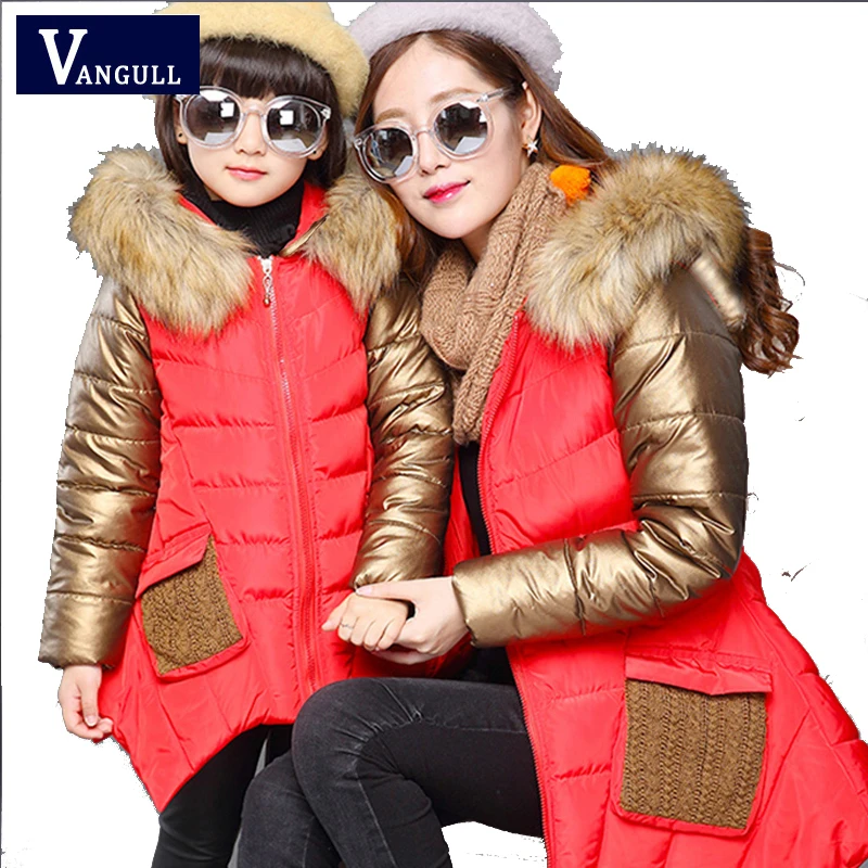 2016 Korean foreign children autumn and winter sweater coat cute thickening Fur collar coat 2 color
