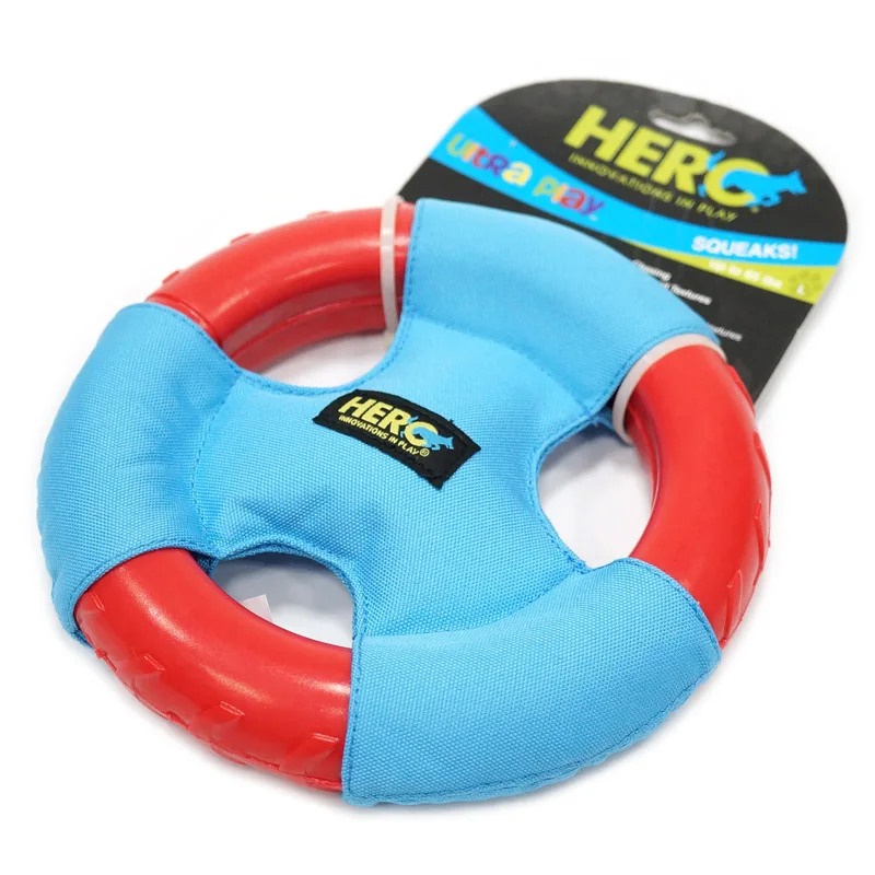 

HERO Dog Toys Steering Wheel Shape Dog Toy Squeaky Toy Interactive for Medium or Large Dogs