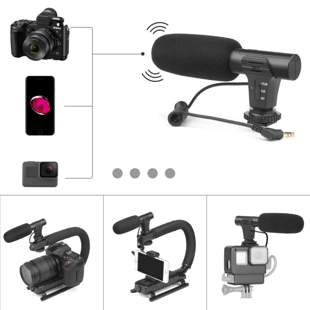 noise cancelling microphone for dslr camera