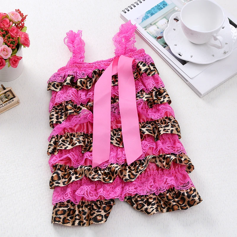 Summer Style Newborn Baby Lace Ruffle Petti Rompers Toddler Girls Fashion Birthday Party Romper 2017 Photography Props Clothes