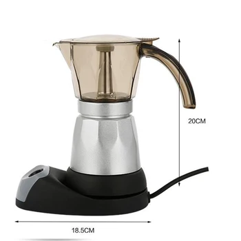 

Hot Electric Moka Espresso Coffee Maker 220V/50Hz Cappuccino Maker 300ml LSK99