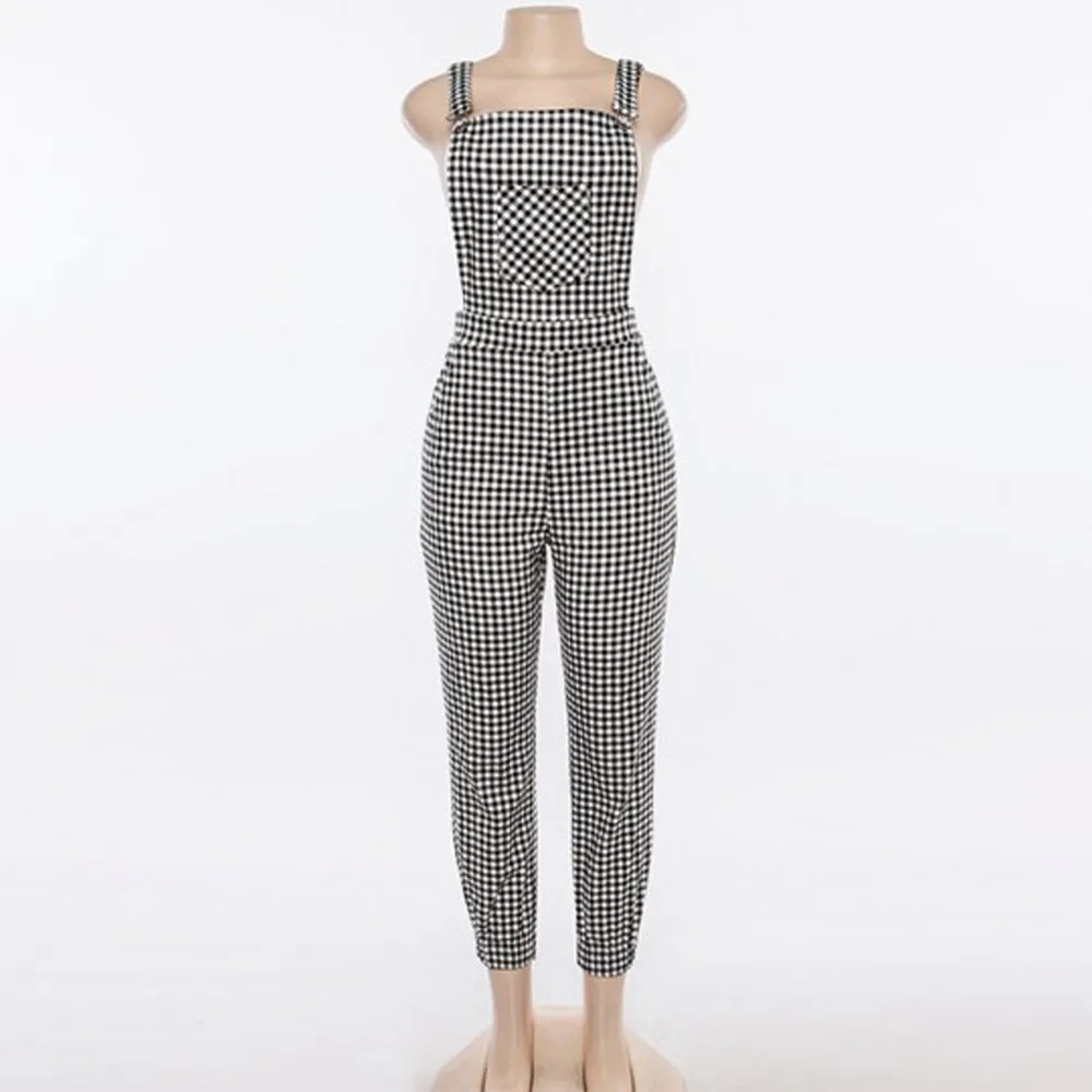 ارتداءها النساء أكمام رداء العمل فضفاض منقوشة طويلة Playsuit بذلة السراويل السراويل الربيع الخريف بذلة عارضة Playsuit