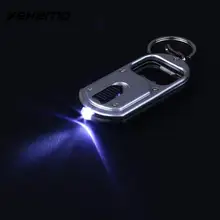 Vehemo 3-in-1 Beer Bottle Opener LED Light Lamp Camping Key Chain Keyring Keychain