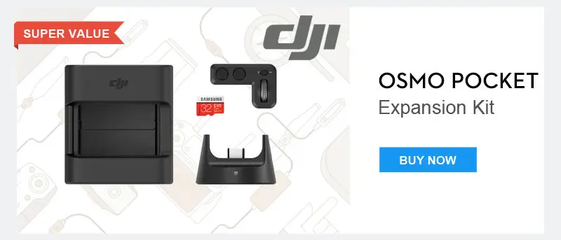 DJI Osmo карман 3-осевая стабилизированная ручной Камера с 4K 60fps видео Механическая стабилизация интеллигентая(ый) съемки