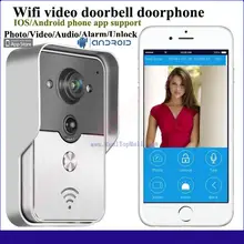2015 Hot sale Wifi video door phone doorbell Wireless Intercom Support IOS Android for Smart Phone