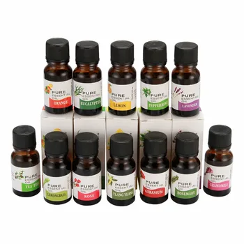 

12 Pcs/Set 10ml Pure Essential Oils For Aromatherapy Diffusers Essential Oils Organic Body Relieve Stress Oil Skin Care