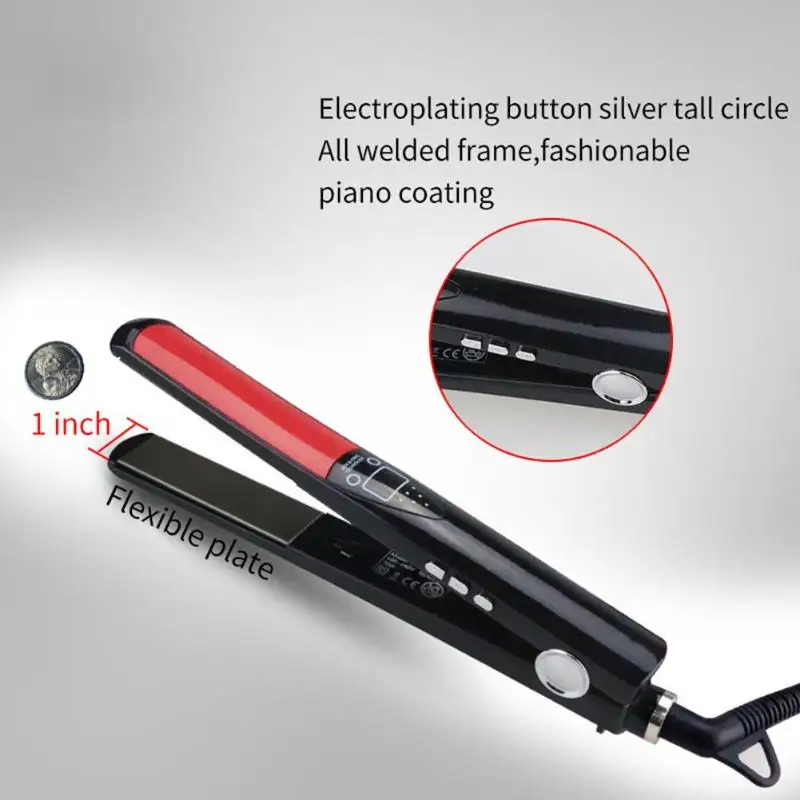 Профессиональный керамический нагревательный выпрямитель для волос бигуди плоский железный инструмент салон по уходу за волосами