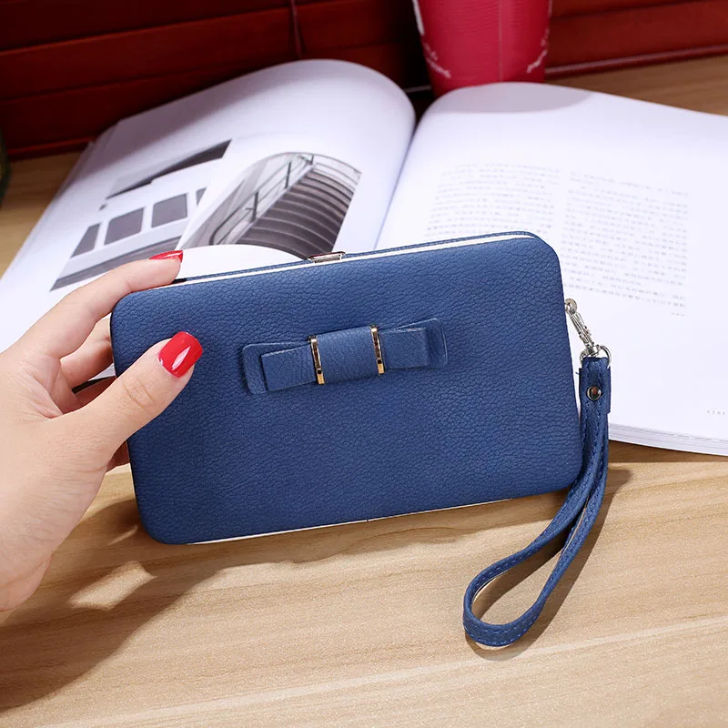 Wallet Purse Universal Case Deep Blue