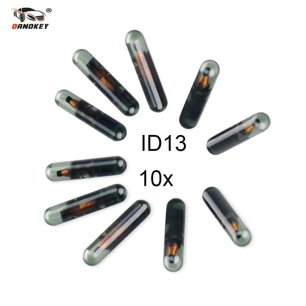 Чипы автомобильных ключей Dandkey 10x ID13 TP03 чип для автомобильного транспондера ID 13 из