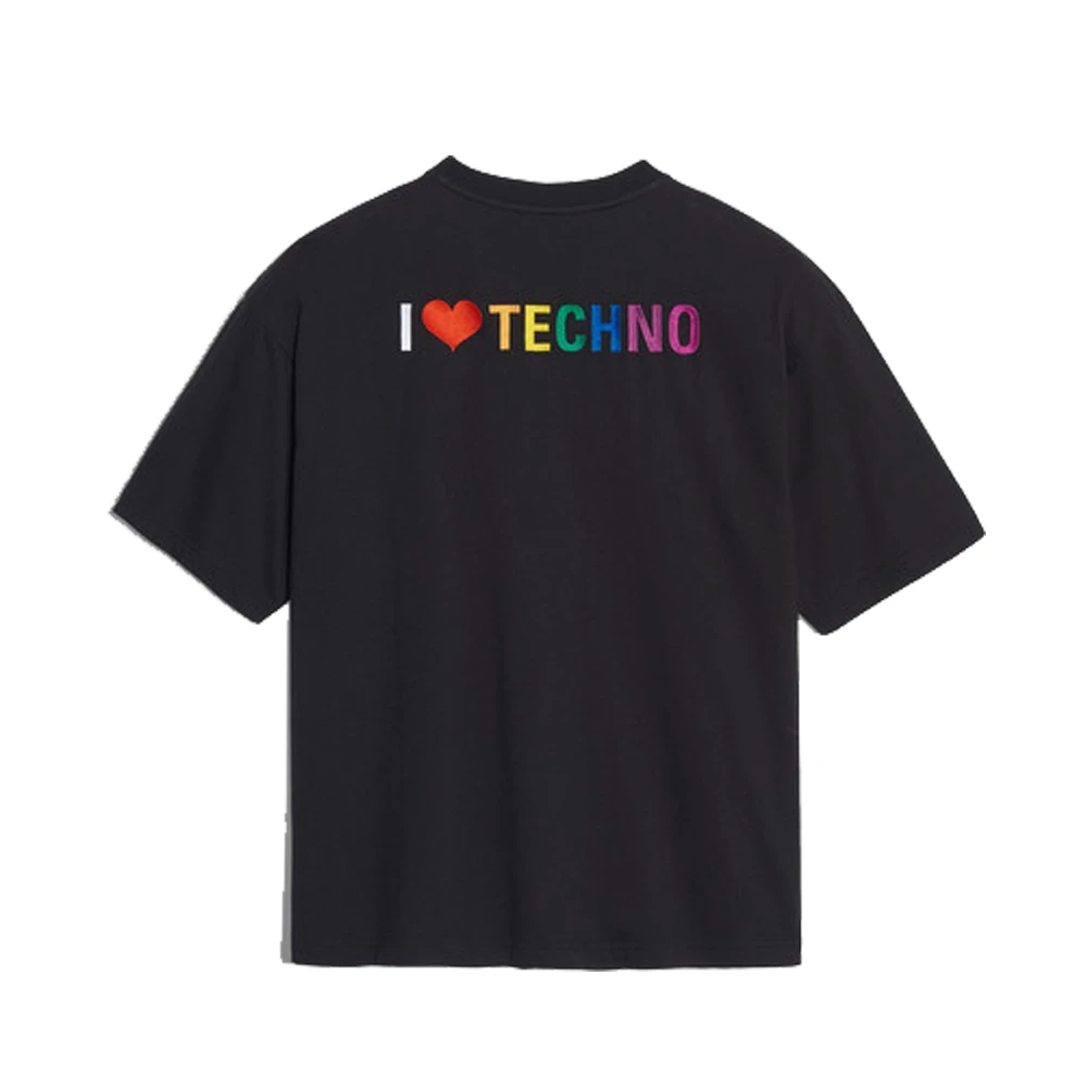 trono perspectiva Vientre taiko DUYOU camisetas de diseñador para hombres y mujeres, camisa de gran tamaño  con I Love Techno bordado, de manga corta, 100% de algodón, para verano,  19ss|Camisetas| - AliExpress