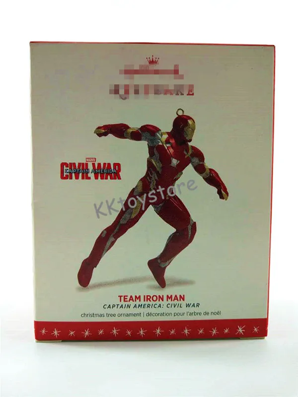 

1pcs MARVEL CIVIL WAR IRON MAN Action Figure Toys Cute Doll Figures Collection Toy with box packing