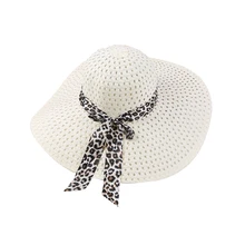 Модные женские соломенные шляпы летние богемные с широкими полями лента бант пляжная кепка летний бант Зонт соломенная шляпа