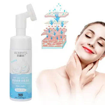 

150ml Mousse Face Cleanser Deep Cleaning Moisturizing Wash Remove Makeup Skin Care