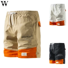 Womail мужские шорты, Летние повседневные, с карманами, для улицы, для работы, для брюк, с талией, с несколькими карманами, крутые, спортивные, модные, M527