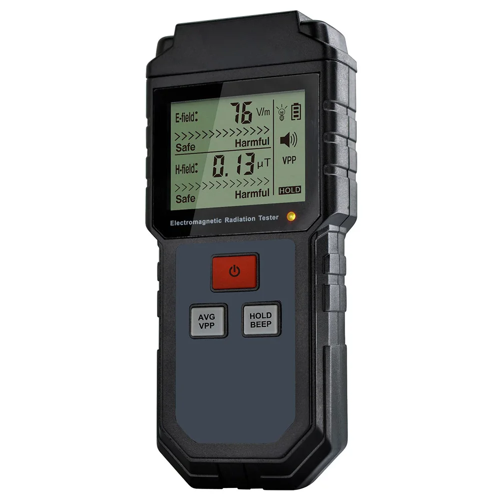 Ручной тестер электромагнитного излучения EMF метр электрический детектор магнитного поля HVR88