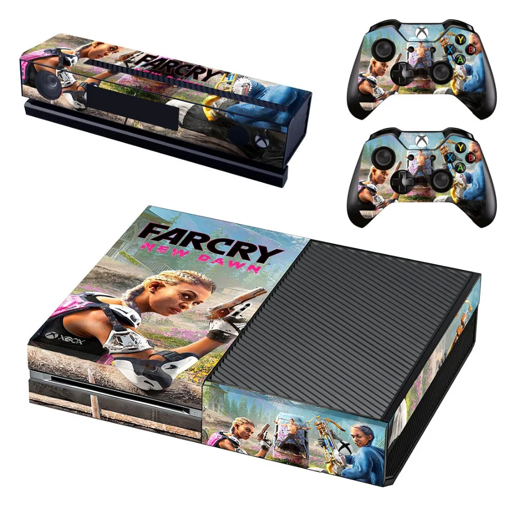 Наклейка для Xbox One, Kinect и 2 контроллера для Xbox One, Виниловая наклейка-Farcry Far Cry New Dawn
