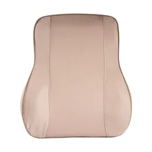 Поддержка автокресла для офиса, дома, памяти, хлопковое сиденье, поясничная подушка для поддержки спины, бежевый, черный