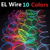 1/2/3/5/10M EL Wire DIY Flexible Neon Light Glow Rope Tape Cable LED String Light  For Party Dance Car Decoration ► Photo 2/6
